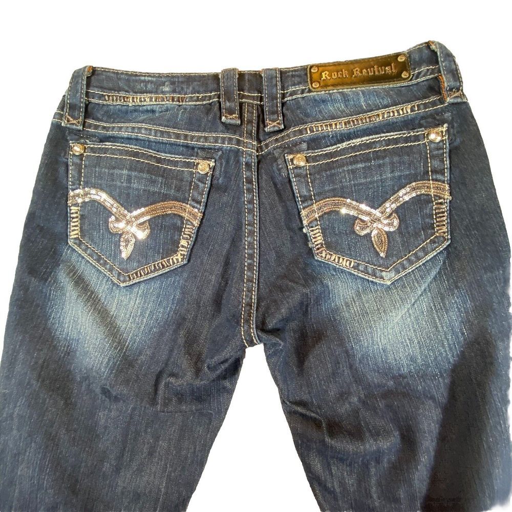Rock Revival Blue Skinny Jeans